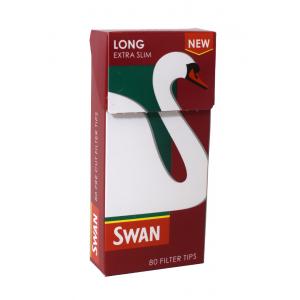 Swan Extra Long Extra Slim Filter Tips 1 Pack (80 Tips)