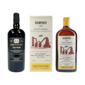 SPECIAL OFFER BUNDLE DEAL - Velier Royal Navy Tiger Shark Pure Vatted Rum & Habitation Velier Hampden 2010 LROK 6 Year Old