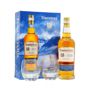 Tomintoul 18 Year Old Bottle & Glass Gift Set