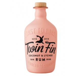 Twin Fin Coconut & Lychee Rum - 38% 70cl