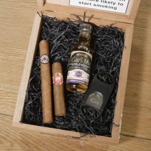 Ultimate Fathers Day Gift Sampler - 2 Cigars, Miniature & Cutter