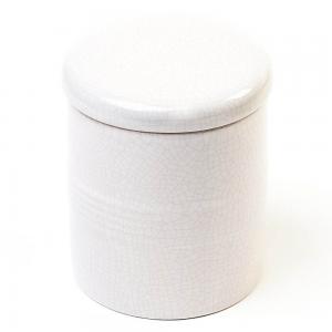 Savinelli Ceramic Cylindrical Rolling Tobacco Jar - Craquel