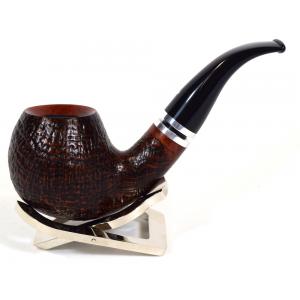 Vauen Caletta 568 Sandblast Bent 9mm Filter Fishtail Pipe (VA327) (End of Line)