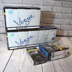 Vogue Compact Blue - 20 Packs of 20 cigarettes (400)