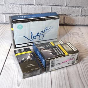 Vogue Compact Blue - 10 Packs of 20 cigarettes (200)