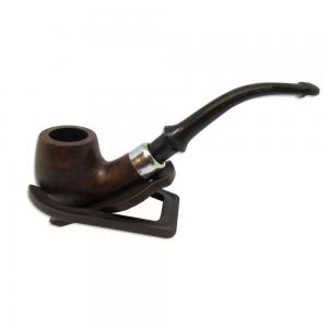 Well Bent Real Briar Smooth Brown Bent P/Lip Style Pipe