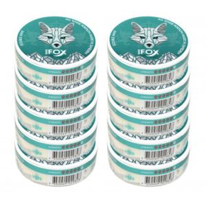 White Fox Double Mint Nicotine Pouch - 10 Tins