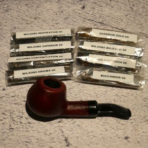 Bens Cherry Wilsons Sample Set Pipe Tobacco Sampler - Pipe & 8 x 5g