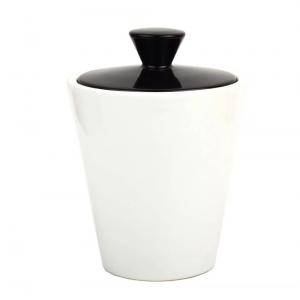 Savinelli Airtight Humidor Tobacco Storing Jar - White & Black