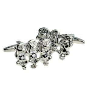 Three Wise Monkeys Cufflinks