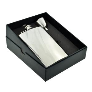 8oz Tall Size Stainless Steel Hip Flask with Funnel