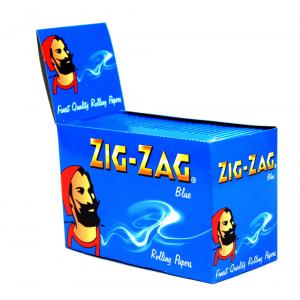 Zig-Zag Regular Blue Rolling Papers 100 Packs