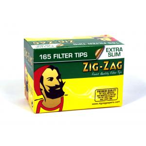 Zig-Zag Extra Slim Filter Tips (165) 1 Box