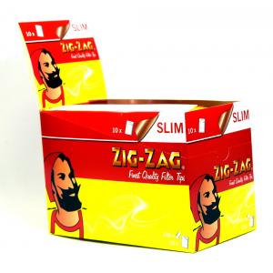 Zig-Zag Slim Filter Tips (150) 10 Bags
