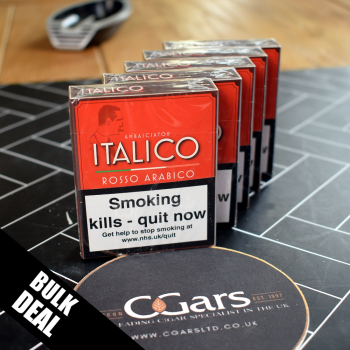Italico Rosso Arabica Cigars - 5 Packs of 5 (25) Bundle Deal