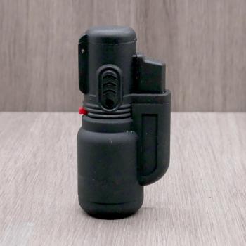 Atomic Rubber Jetflame Bullet Lighter - Black