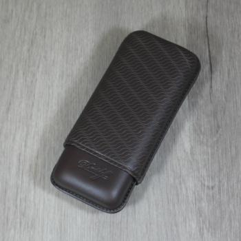 Davidoff Classic Essentials Enjoy R-2 Cigar Case - 2 Cigars Robusto - Brown