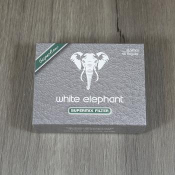 White Elephant Supermix 9mm Filters - Pack of 40