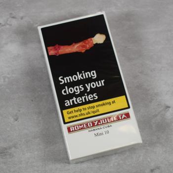 Romeo y Julieta Mini Cigarillos - Pack of 10