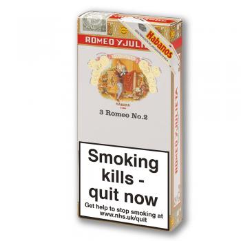 Romeo y Julieta No. 2 Tubed Cigar - Pack of 3