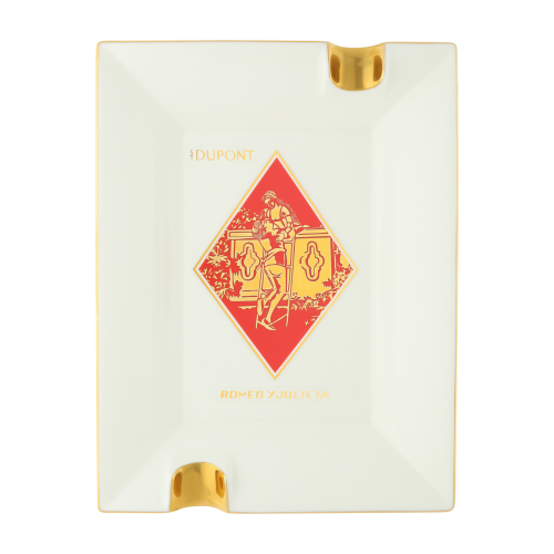 ST Dupont Cigar Ashtray - Romeo Y Julieta Gold, White & Red