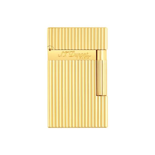 ST Dupont Lighter - Ligne 2 - Gold Vertical Lines