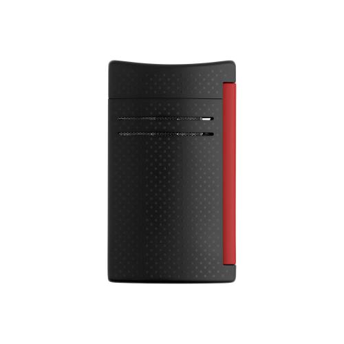 ST Dupont Lighter - Maxijet - Matt Black and Red