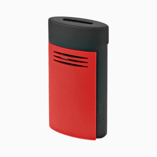 ST Dupont Lighter - Megajet - Matte Black & Red