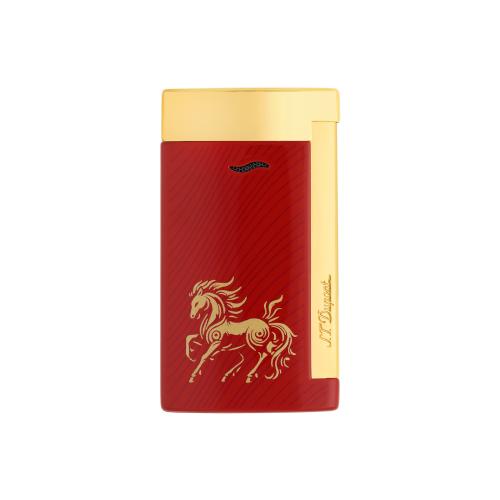 ST Dupont Lighter - Slim 7 Flat Flame Torch - CNY 2026 Red Horse