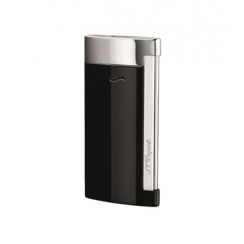 ST Dupont Slim 7 - Flat Flame Torch Lighter - Black Lacquer