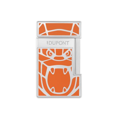 ST Dupont Lighter - Slimmy - Orlinski Kong - Orange & Chrome