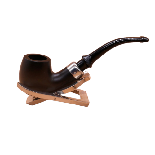 Well Bent Real Briar Smooth Brown Bent P Lip Style Pipe