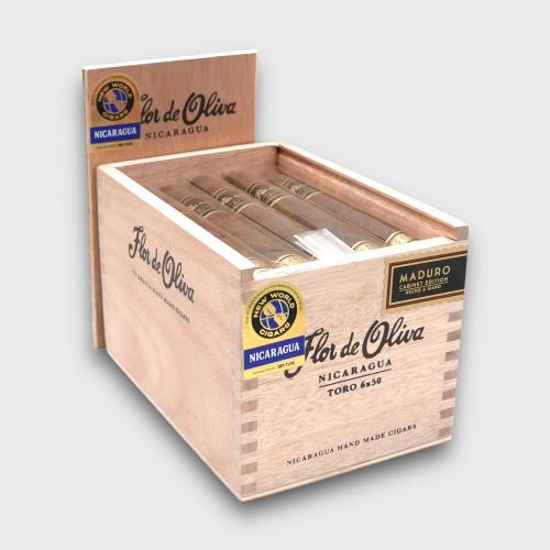 Flor De Oliva Maduro Toro Cigar - Cabinet of 25