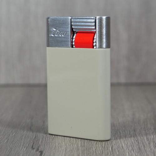 Zino ZS Jet Flame Lighter - Beige & Red (End of Line)