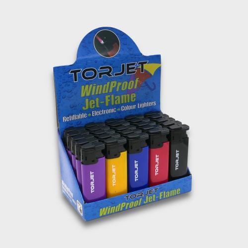 TorJet Refillable Windproof Jet Flame Lighter - Lucky Dip