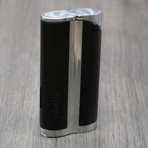 Adorini Curve Jet Lighter - Black & Silver (AD091)