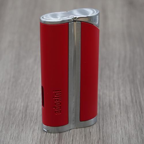 Adorini Curve Jet Lighter - Red & Silver (AD088)
