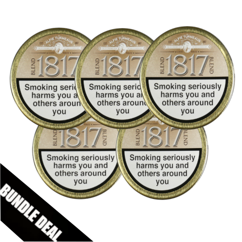JANUARY SALE - BUNDLE DEAL - Turmeaus 1817 Blend Pipe Tobacco - 5 x 50g Tin