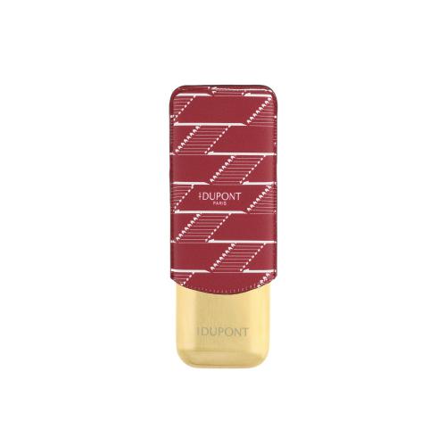 ST Dupont Cigar Case - Monogram 1872 Red - Holds 2 Cigars