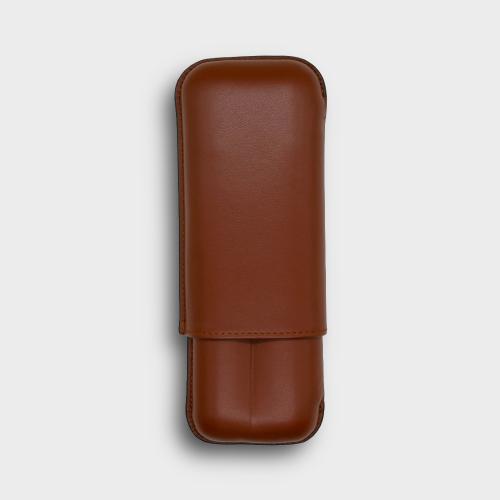 Recife Chesterfield Culture Totally Nuts Leather Cigar Case - 2 Cigar Capacity