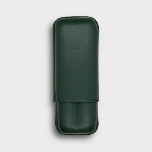 Recife Chesterfield Culture Wild Forest Leather Cigar Case - 2 Cigar Capacity
