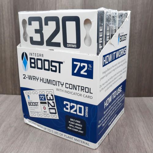 Boost by Integra - 2 Way Humidity Control Regulator Humidifier - 320g Pack - 72% RH - Pack of 5