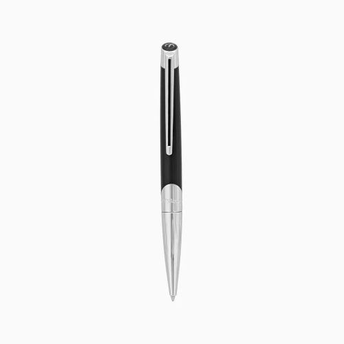 ST Dupont Defi Millennium Ballpoint Pen - Silver & Black