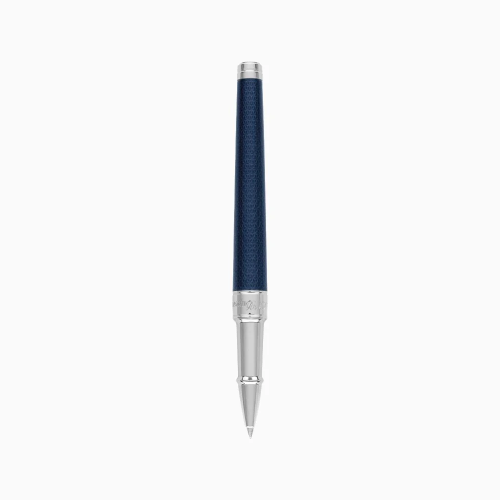 ST Dupont Line D Rollerball Pen - Blue Lacquer & Palladium