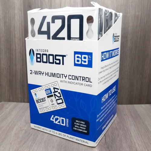 Boost by Integra - 2 Way Humidity Control Regulator Humidifier - 420g Pack - 69% RH - Pack of 5