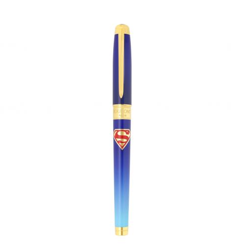ST Dupont Line D Eternity L Rollerball Pen - Superman DC Yellow Gold