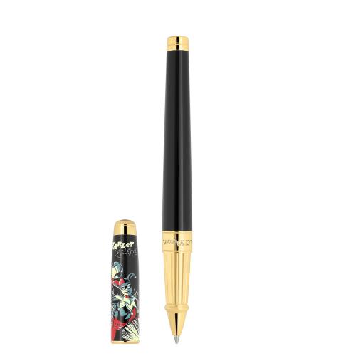 ST Dupont Rollerball Pen - Ligne D Eternity - DC Comics Harley Quinn - Yellow Gold