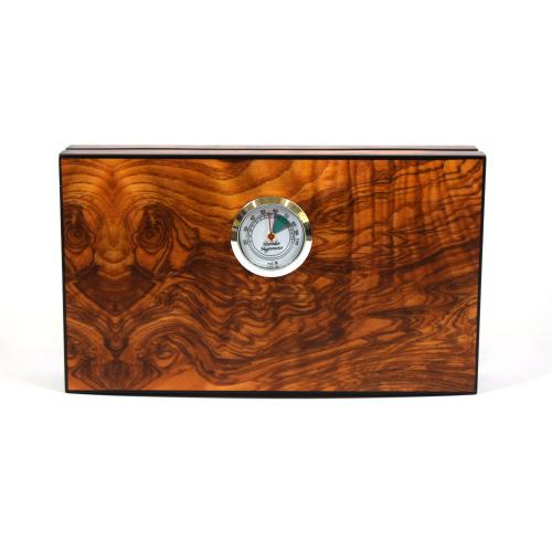 Mini Burl Humidor - 4 Cigar Capacity