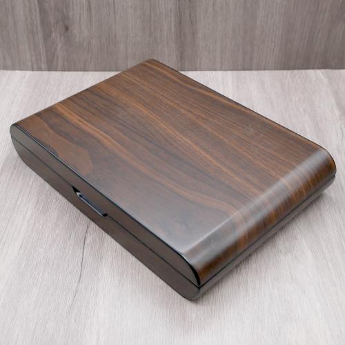 Walnut Matte Travel Humidor - 8-10 Cigar Capacity