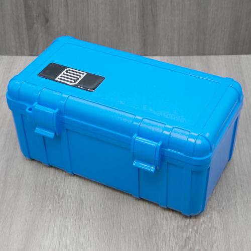 S3 Waterproof Travel Cigar Case - 15 Cigar Capacity - Blue